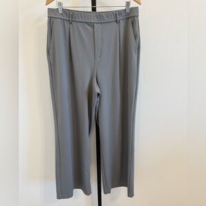 HALARA Flex Day Stretch High Waisted Gray Pants Pickets Women's XL Office Comfor